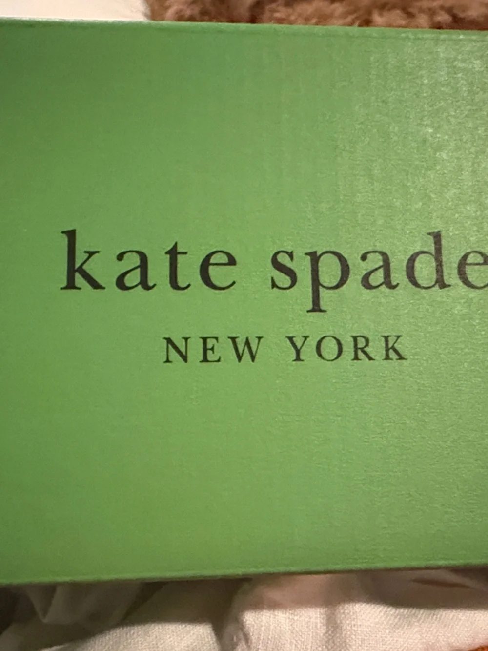 New in box kate spade sculpted spade jelly sandals